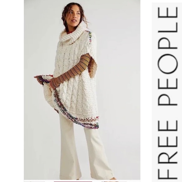 FINAL PRICE RARE FP x WeTheFree Care Sari Not Sari Organic Knit Sweater xs/s - Picture 2 of 16